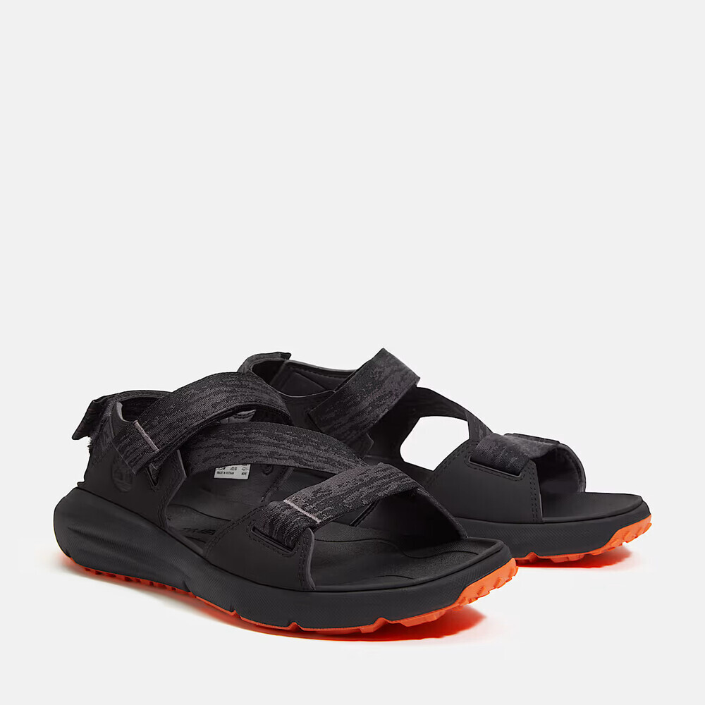 Timberland Motion Dune TB0A6DPPETY Sandal Mens Black Backstrap Round Toe DWA1762